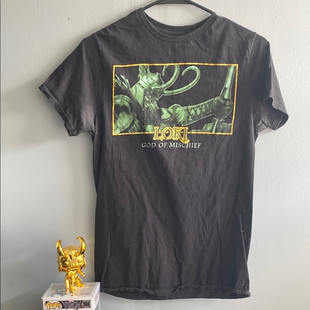 S | Black Loki Graphic T-Shirt